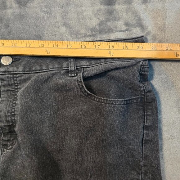 Riders by Lee Jeans Womens 20W Gray Bootcut Jeans Plus Size Stretch Denim Y2K - Picture 8 of 15